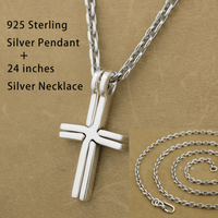 Couple's Cross Friendship Necklace
