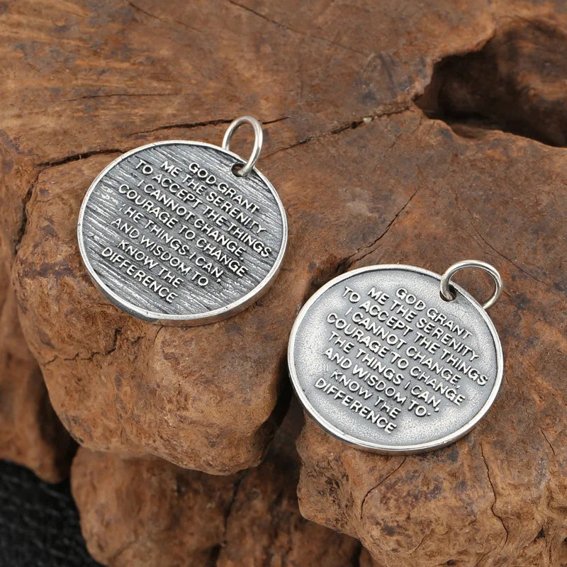 Prayer of Serenity Pendant Necklace