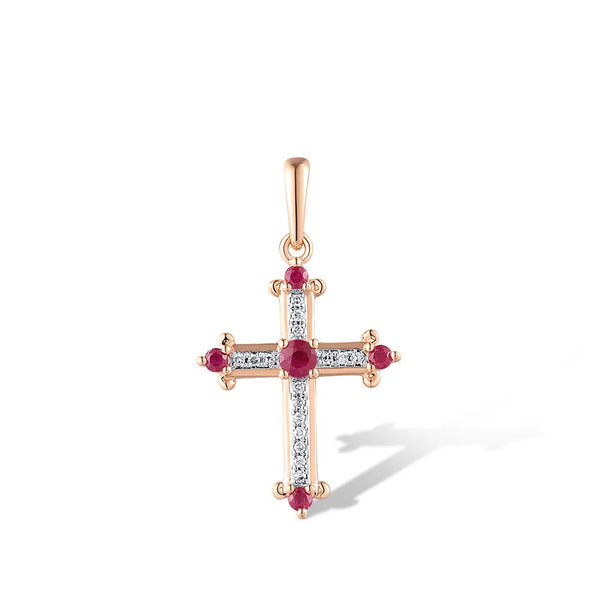 Pave Crossiet Pendant