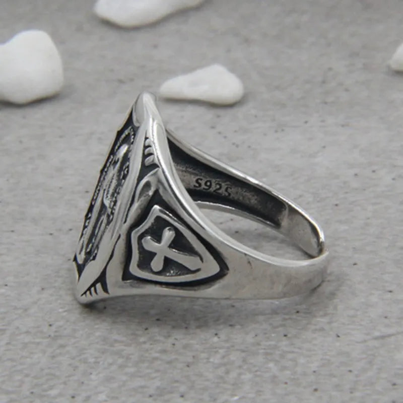 Miraculous Medal Signet Ring