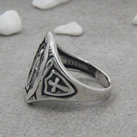 Miraculous Medal Signet Ring