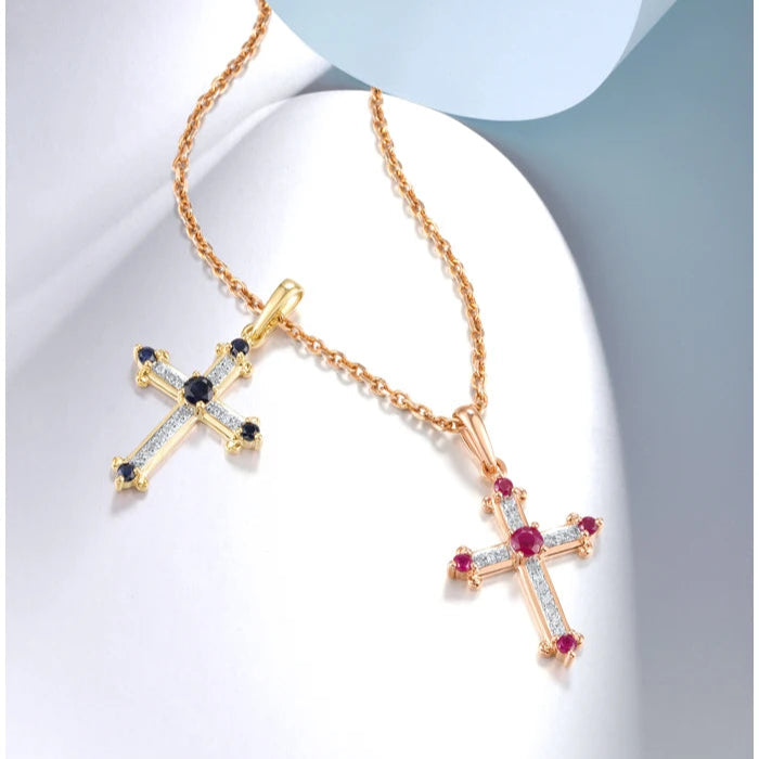 Pave Crossiet Pendant