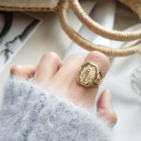 Miraculous Medal Signet Ring