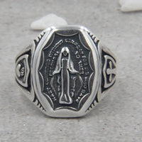 Miraculous Medal Signet Ring