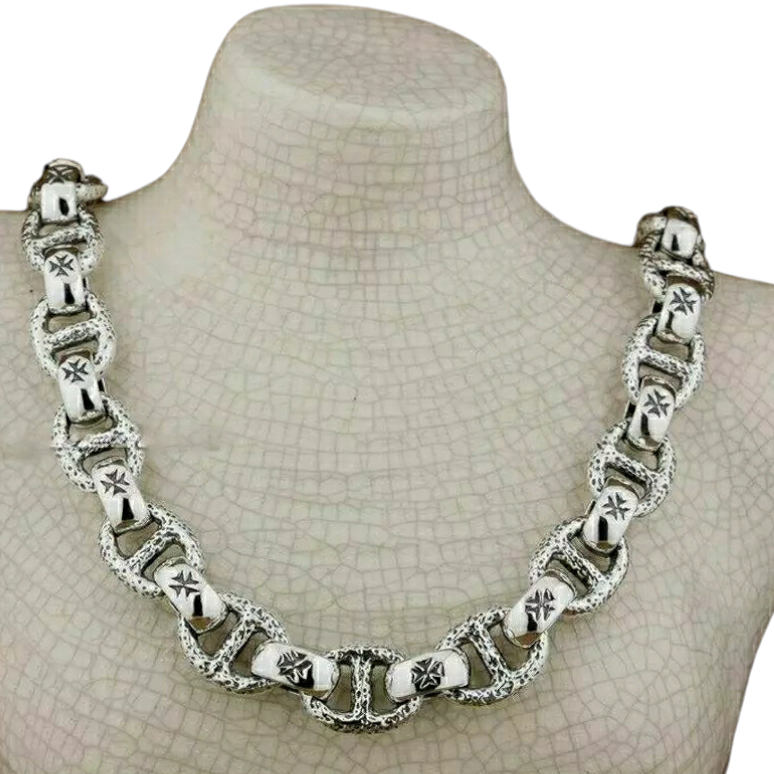 Maltese Cross Chain Necklace - Cornerstone Jewellery Necklace Christian Catholic Religous fine Jewelry