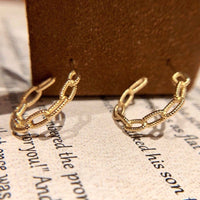 Chain Breaker Hooplets - Cornerstone Jewellery Earrings Christian Catholic Religous fine Jewelry