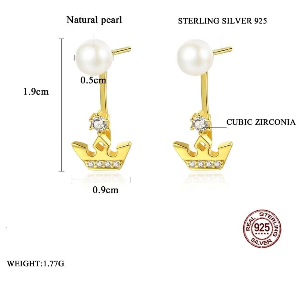 Crown of Life Earrings - Cornerstone Jewellery Earrings Christian Catholic Religous fine Jewelry