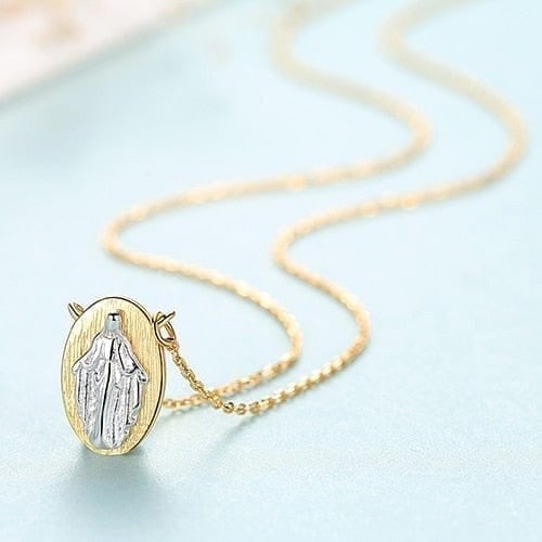 Come to Me Necklace - Cornerstone Jewellery 18K Gold Color / 40cm add 5cm Necklace Christian Catholic Religous fine Jewelry