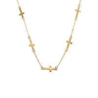 Nordic Cross Choker - Cornerstone Jewellery Default Title Necklace Christian Catholic Religous fine Jewelry