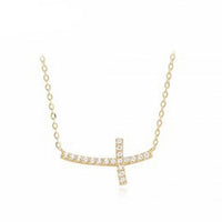 Nordic Cross Diamond Necklace - Cornerstone Jewellery Necklace Christian Catholic Religous fine Jewelry