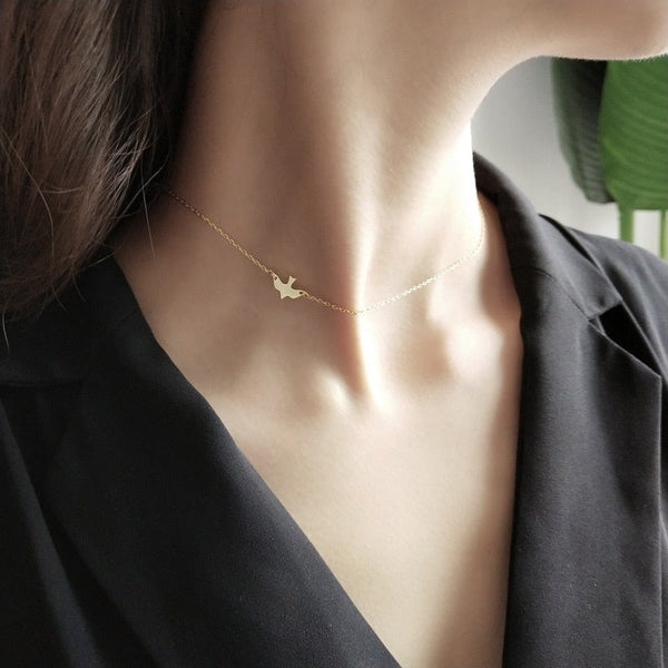 Spirit Dove Choker - Cornerstone Jewellery Necklace Christian Catholic Religous fine Jewelry