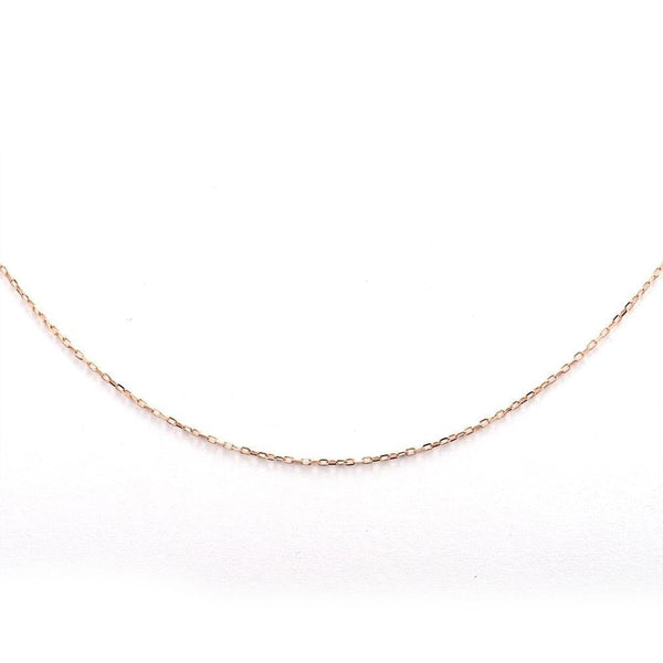 14K Gold Cable Chain - Cornerstone Jewellery Yellow Gold Necklace Christian Catholic Religous fine Jewelry