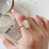 Our Lady of Guadalupe Shell Ring - Cornerstone Jewellery Rings Christian Catholic Religous fine Jewelry
