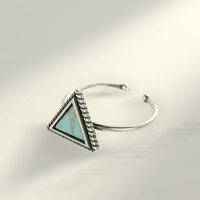 Trinity Turquoise Ring - Cornerstone Jewellery Rings Christian Catholic Religous fine Jewelry