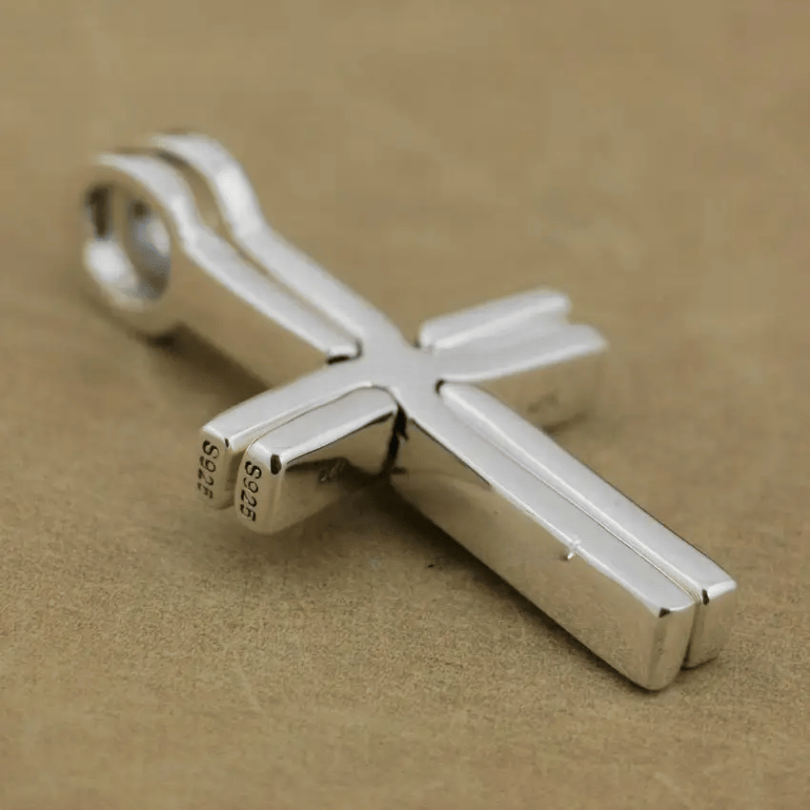 Couple's Cross Friendship Necklace