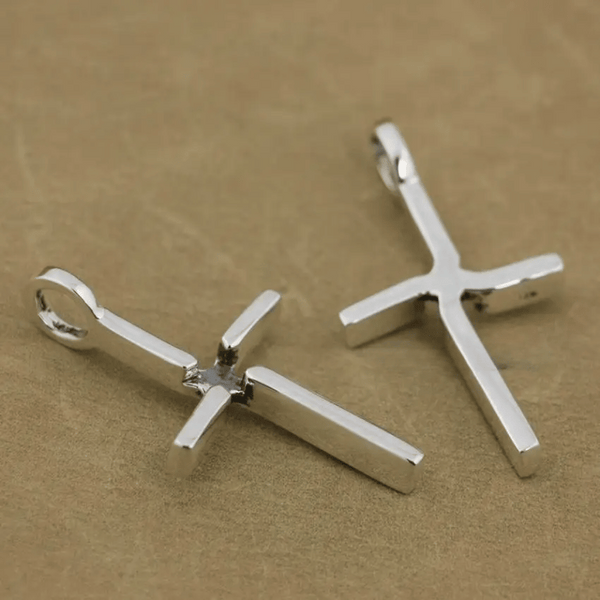 Couple's Cross Friendship Necklace