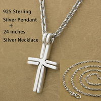 Couple's Cross Friendship Necklace