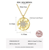 Morning Star Coin Necklace