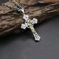 Virgin Mary Reversible Cross Pendant