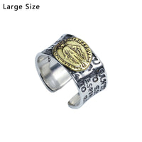 Miraculous Medal Band Ring