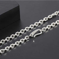 Silver Square Link Chain