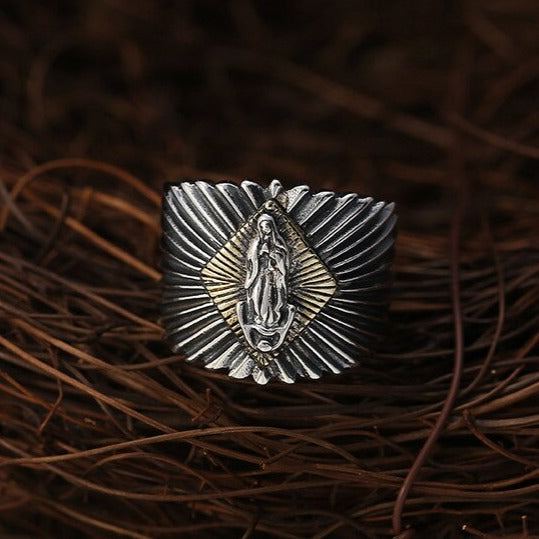 Virgin Mary Rays Ring