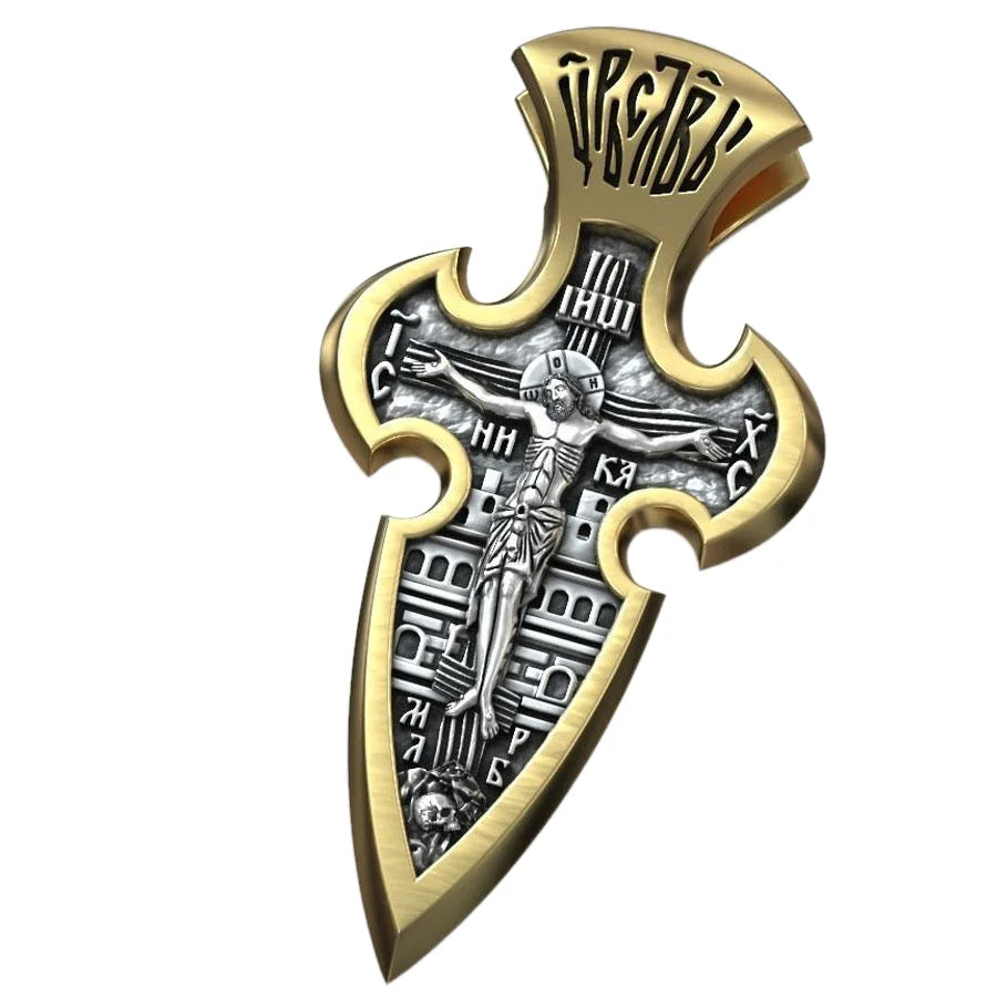 Large Calvary Crucifix Pendant