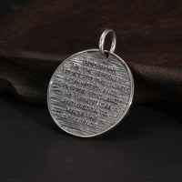 Prayer of Serenity Pendant Necklace