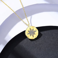 Morning Star Coin Necklace