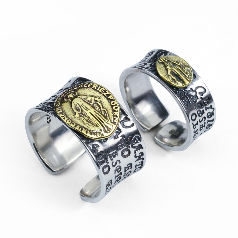 Miraculous Medal Band Ring