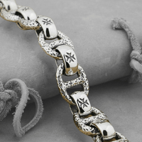 Maltese Cross Chain Bracelet - Cornerstone Jewellery Bracelet Christian Catholic Religous fine Jewelry