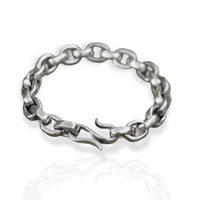 Silver Fish Hook Chain Bracelet - Cornerstone Jewellery Bracelet Christian Catholic Religous fine Jewelry