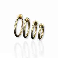 Clip-on Hoop Earrings - Cornerstone Jewellery Earrings Christian Catholic Religous fine Jewelry