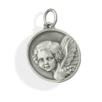 Angel Face Reversible Pendant - Cornerstone Jewellery Necklace Christian Catholic Religous fine Jewelry