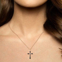 Cross of Eternity Pendant - Cornerstone Jewellery Necklace Christian Catholic Religous fine Jewelry