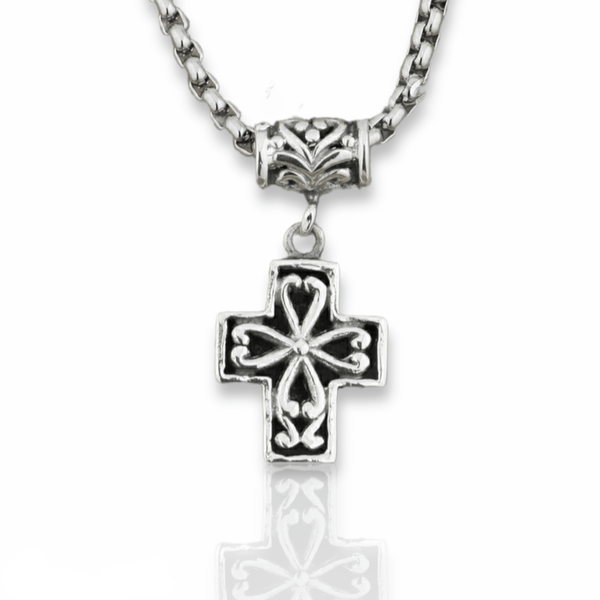 Cross of Hope Pendant Necklace - Cornerstone Jewellery Necklace Christian Catholic Religous fine Jewelry