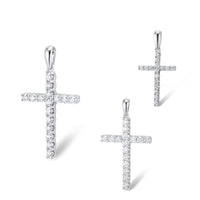 Cross of Light Diamond Pendant - Cornerstone Jewellery Necklace Christian Catholic Religous fine Jewelry