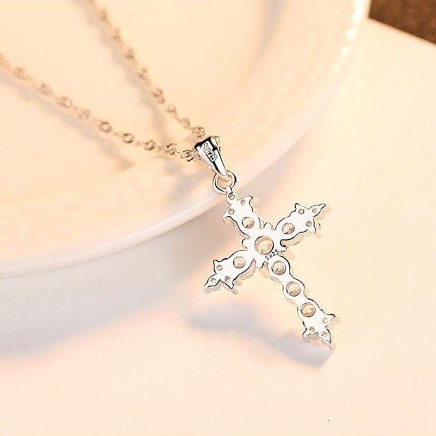 Everlasting Cross Necklace - Cornerstone Jewellery Necklace Christian Catholic Religous fine Jewelry