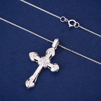 Majestic Cross Diamond Necklace - Cornerstone Jewellery Necklace Christian Catholic Religous fine Jewelry