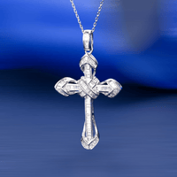 Majestic Cross Diamond Necklace - Cornerstone Jewellery Necklace Christian Catholic Religous fine Jewelry