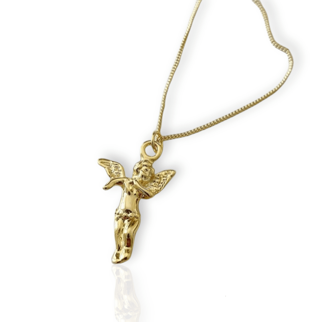 Messenger Angel Necklace - Cornerstone Jewellery Necklace Christian Catholic Religous fine Jewelry