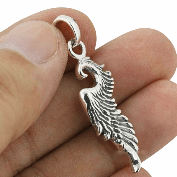 Phoenix Wing Pendant Necklace - Cornerstone Jewellery Pendant Only Necklace Christian Catholic Religous fine Jewelry