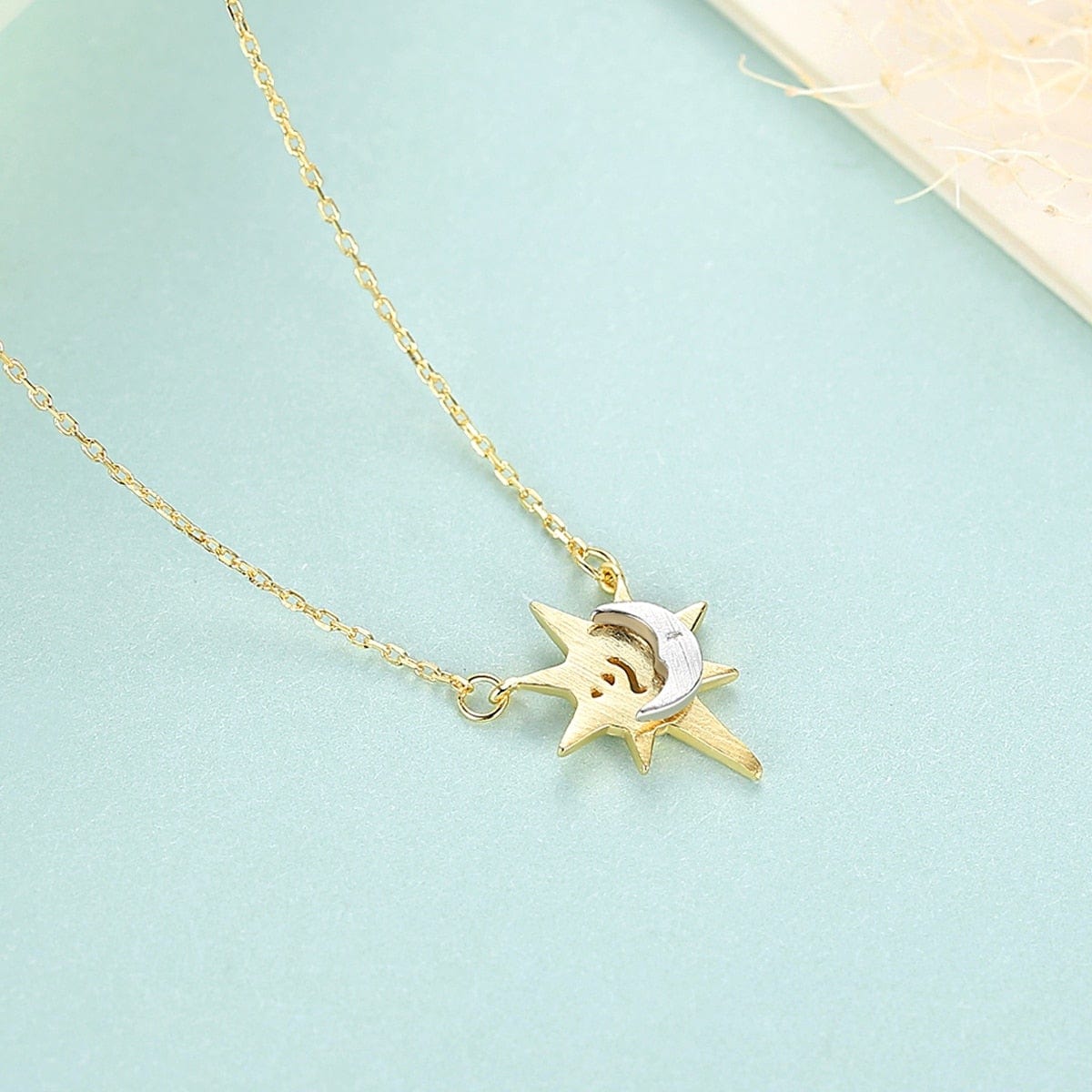 Sun & Moon Necklace - Cornerstone Jewellery Necklace Christian Catholic Religous fine Jewelry