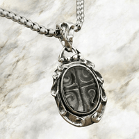 The Rock Pendant Necklace - Cornerstone Jewellery Necklace Christian Catholic Religous fine Jewelry