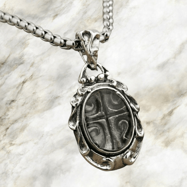 The Rock Pendant Necklace - Cornerstone Jewellery Necklace Christian Catholic Religous fine Jewelry