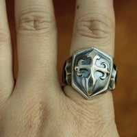 Sword and Shield Ring - Cornerstone Jewellery 10 Rings Christian Catholic Religous fine Jewelry