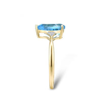 Dew Drop Topaz Ring - Cornerstone Jewellery Rings Christian Catholic Religous fine Jewelry