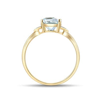 Four Corners Topaz Ring - Cornerstone Jewellery Rings Christian Catholic Religous fine Jewelry
