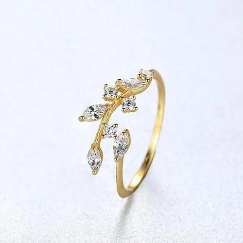 Branch from Jesse Ring - Cornerstone Jewellery 18k gold plated Rings Christian Catholic Religous fine Jewelry