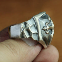 Sword and Shield Ring - Cornerstone Jewellery Rings Christian Catholic Religous fine Jewelry